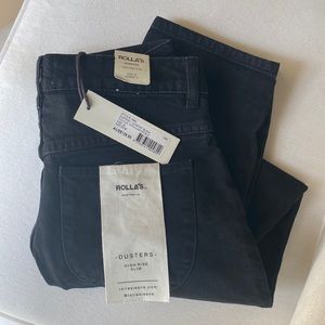 ROLLA’S Dusters Jeans Black Size 30